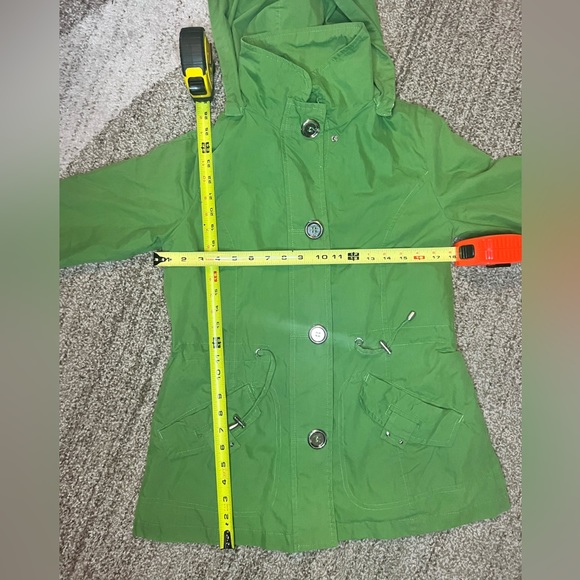 Weather Tamer Green hooded lined fall jacket vintage small - Picture 16 of 16